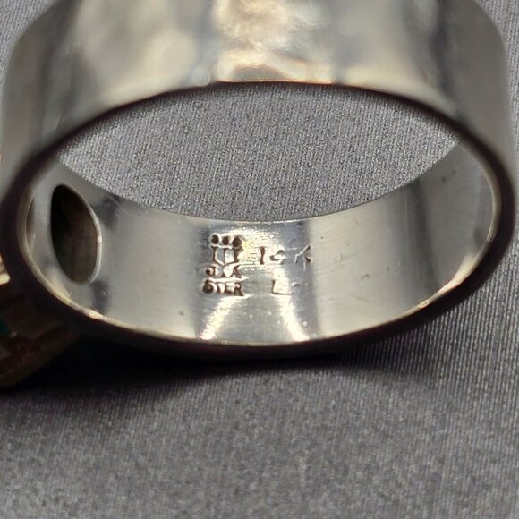 James Avery Julietta Ring 6 Sterling Silver 14k Gold Lab-Created Emerald Retired - Picture 9 of 15